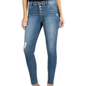 Kut from Cloth- Donna  Highrise Skinny Ankle Jeans
